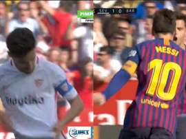 Navas y Messi marcaron el ecuador del primer tiempo. PimpleTV