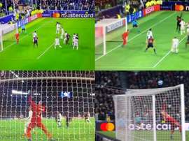 Szczesny hizo una parada antológica. Twitter/MovistarLigaDeCampeones