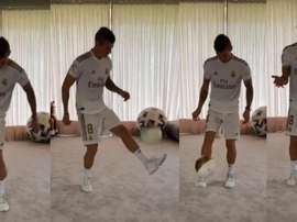 Le second challenge de Kroos. Instagram/toni.kr8s
