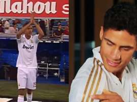 Onze anos se passaram entre essas duas imagens. Twitter/realmadrid