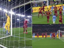 Falha surrealista do goleiro da Roma da empate a Lazio. Futbol2