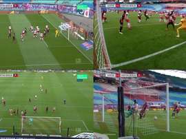 Grujic y Klostermann hicieron sangre a balón parado. Movistar+