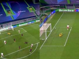 Atletico were knocked out after a deflected strike. Captura/Movistar+