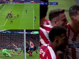 Saúl estava mais ligado que todo mundo para colocar o Atlético na frente. Movistar+