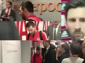Messi saiu de Sevilha cabisbaixo depois da derrota na Taça. Capturas/AS