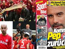 La presse italienne envoie Guardiola au Bayern. EFE/AFP/SportBild