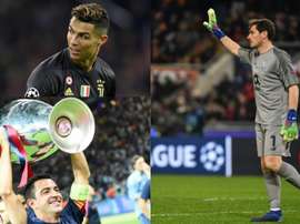 Cristiano a battu Xavi et pourrait rattraper Casillas. AFP