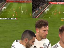Alemania robó, Reus vio a Goretzka y este definió a la perfección. ZSelect