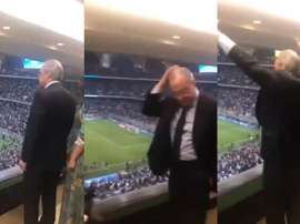 Les réactions de Florentino lors de la séance de TAB. Twitter/Ramon_AlvarezMM
