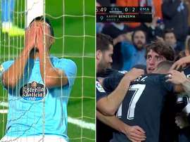 Cabral was unlucky to concede the goal. Captura/Movistar