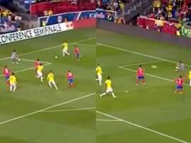 Keylor evitó los goles de James y Keylor Navas. Captura