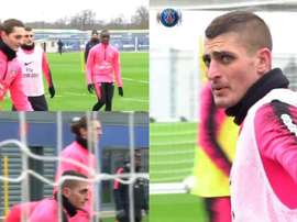 Rabiot et Verratti ont fait leur retour. twitter/ PSG_inside