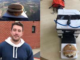 ¿Por qué mandar un hamburguesa al espacio? Porque se puede. Twitter/ColU_Official