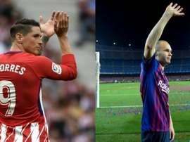 Torres et Iniesta se retrouveront sur les terrains le 10 novembre, mais au Japon. AFP