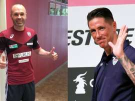 Iniesta and Torres were reunited as they faced each other in Japan. BeSoccer