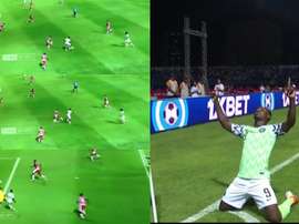 El taconazo de Aina, una delicatessen nigeriana. beINSports/FOXSports