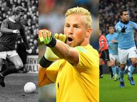 Tevez, Schmeichel and Law are three who have crossed the divide. AFP