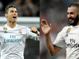 CR7 ET Benzema ont eu plus de 300 victoires au Real. AFP