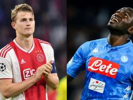 De Ligt and Koulibaly, both prime candidates for PSG. AFP
