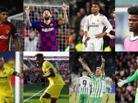 Oito renovações pendentes no futebol espanhol. Collage/AFP/EFE
