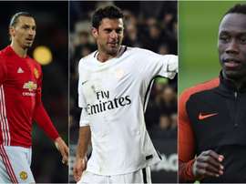 Ibra, Thiago Motta y Sagna son tres de los jugadores libres más interesantes. BeSoccer