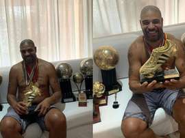 Adriano mostra todas suas conquistas. Instagram/AdrianoImperador
