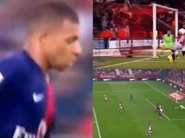 Mbappe had a go at Buffon after his two blunders. Captura/Vamos