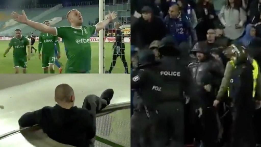 Marcó un gol, provocó a la grada... ¡y bajaron a buscarlo!