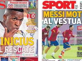 Portadas de la prensa deportiva del 01-10-20. AS/Sport