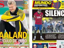 As capas da imprensa esportiva de 28 de novembro de 2020. MundoDeportivo/AS