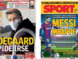 Portadas de la prensa deportiva del 20-01-21. Sport/AS
