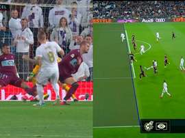 Du but annulé à Ramos à l'égalisation de Kroos du gauche. Capture/Movistar