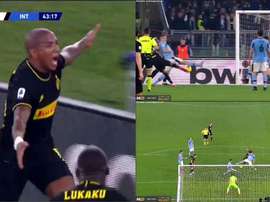 Ashley Young fait taire le stade Olympique avec son premier but pour l'Inter. Captures
