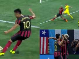 Josef Martínez volvió a marcar. Captura
