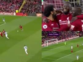 Naby Keïta n'a mis que 17 secondes à se mettre devant au score face à Liverpool. Capture/Movistar