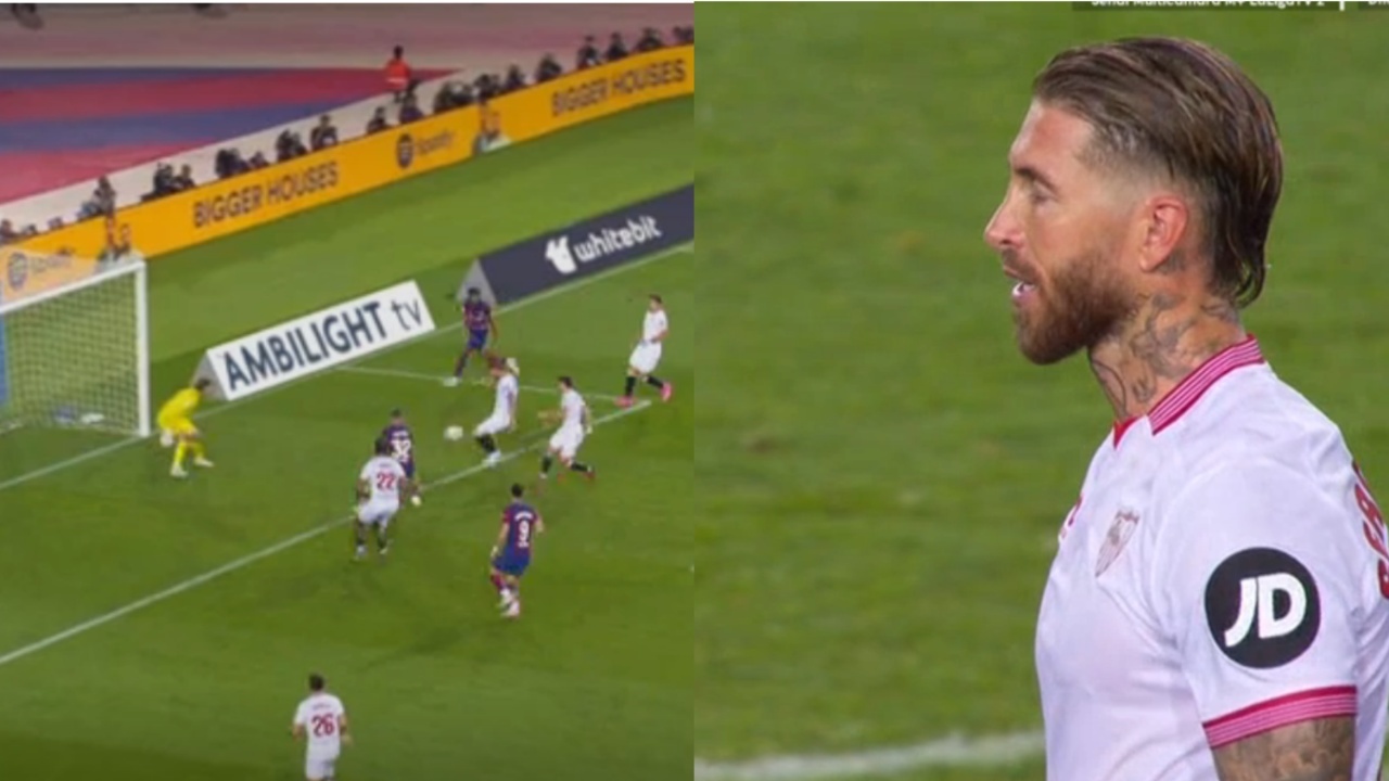 ¡Ramos marcó el 1-0 en propia puerta!