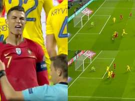Cristiano n'a pas pu prendre les trois points. Capture/DAZN