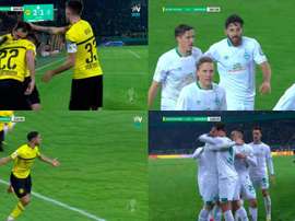 El partido acabó con 3-3 en el marcador. Captura/#Vamos