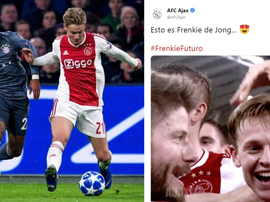 El Ajax ensalzó la figura de De Jong. AFCAjax
