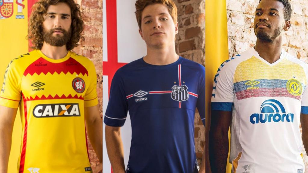 camisetas de futbol de equipos brasileños