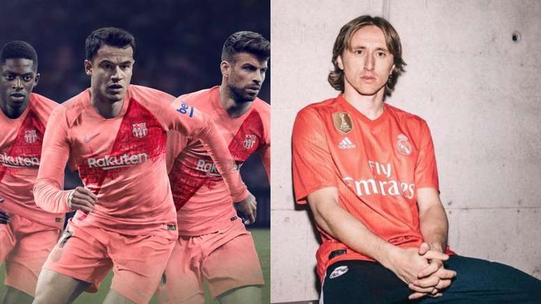 Los eternos rivales volverán a coincidir este curso vistiendo tonos rosados. Barcelona/RealMadrid