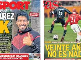 Les Unes des journaux sportifs en Espagne du 19 avril 2020. Sport/AS