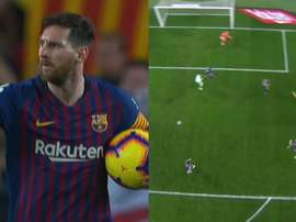 Messi struck before Ter Stegen's mistake. Capturas