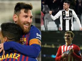 O top 3 dos mais bem pagos. AFP