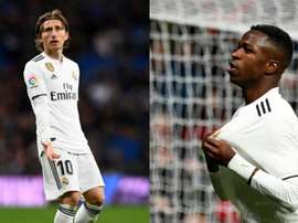 Modric a recadré Vinicius. AFP