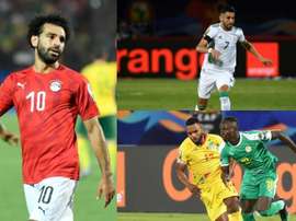 Les trois candidatures au Ballon d'Or africain. Collage/EFE/AFP