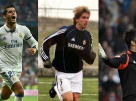 Des anciens joueurs de Madrid. Twitter/Arbeloa/EFE