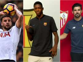 Walker, Dembélé y Nolito, tres de los jugadores más sobrevalorados de este mercado. BeSoccer