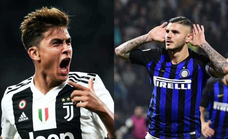 Troca de Dybala por Icardi é objetivo de Inter e Juventus. AFP