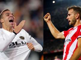 Stuani et Rodrigo, objectifs du Barça en attaque. EFE